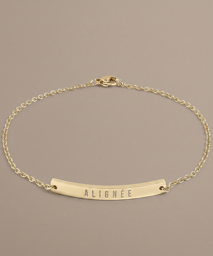 Alignée | Rebelle Curved Anklet