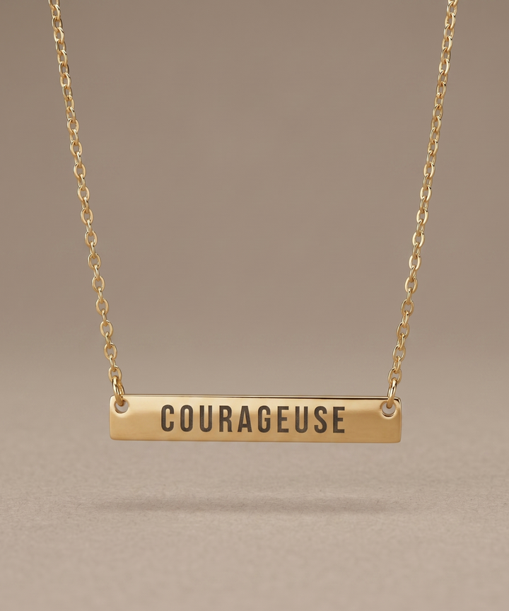 Courageuse| Horizontal Necklace