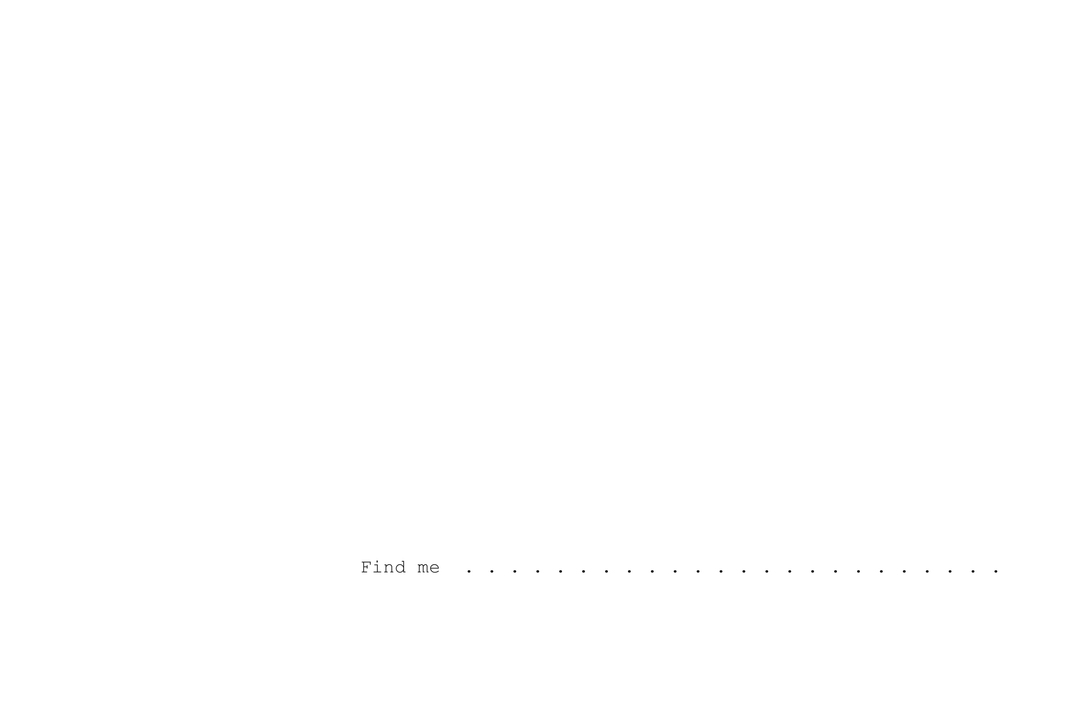 Find Me | L’Objet Social